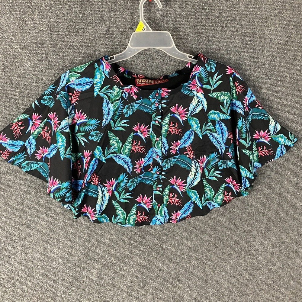 Dixxon Turks Skirt Women's Small Pearl Snap Hawaiian NWOT S